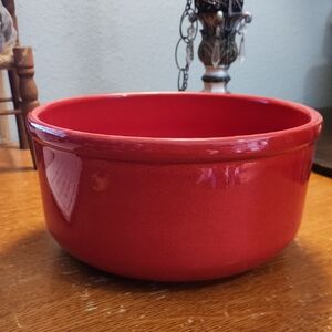 Vintage Waechtersbach Red West Germany 9" Serving Bowl